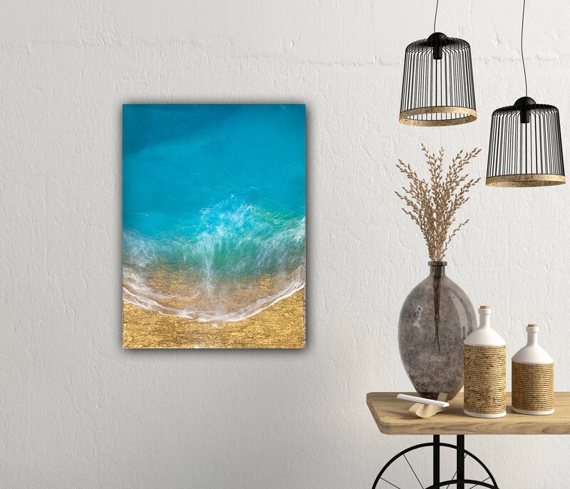 Teal Waves - Ocean Bliss Teal Waves - Ocean Bliss