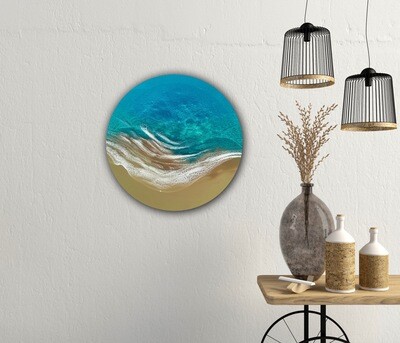 "White Sand Beach Blue Touch"