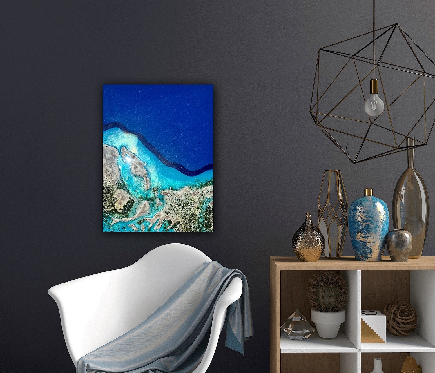 Aerial ocean painting inspired by satellite and drone imagery of the Bahamas #oceanpainting #aerialocean #coastlinepainting #oceanwavespainting #seascapepainting #Bahamaspainting #diptychpainting #oceanpaintingMiami #oceanpaintingforsale #Miamiartist #AnaHefcoArt