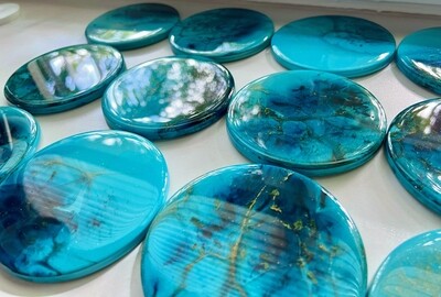 HAND-PAINTED COASTERS SETS