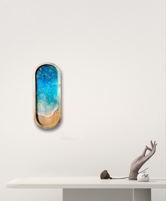 Oval Mango Wood Tray #8