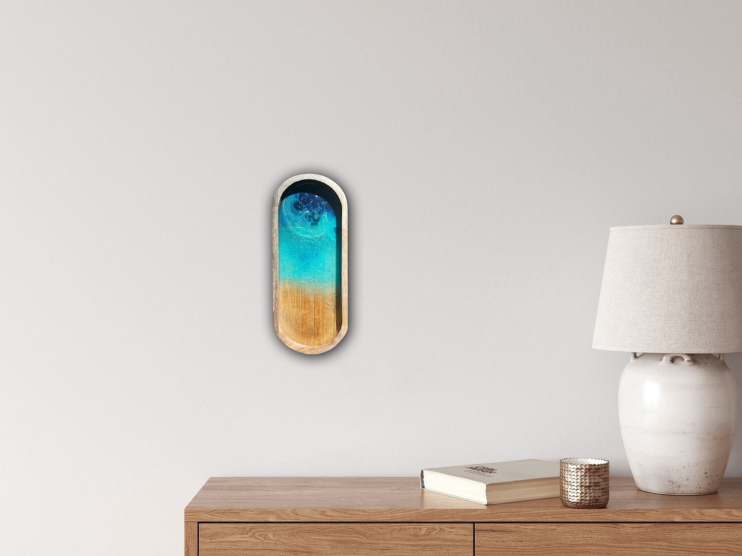Oval Mango Wood Tray