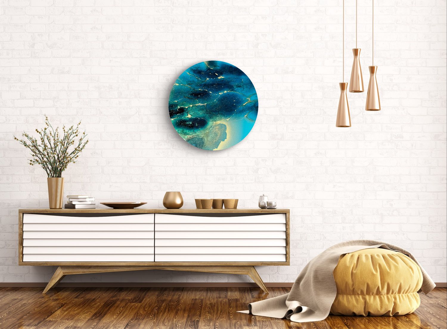 Golden Halo, Blue Depth 1 Golden Halo, Blue Depth 1