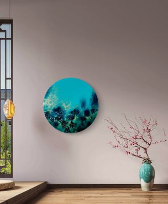 Golden Halo, Blue Depth #4