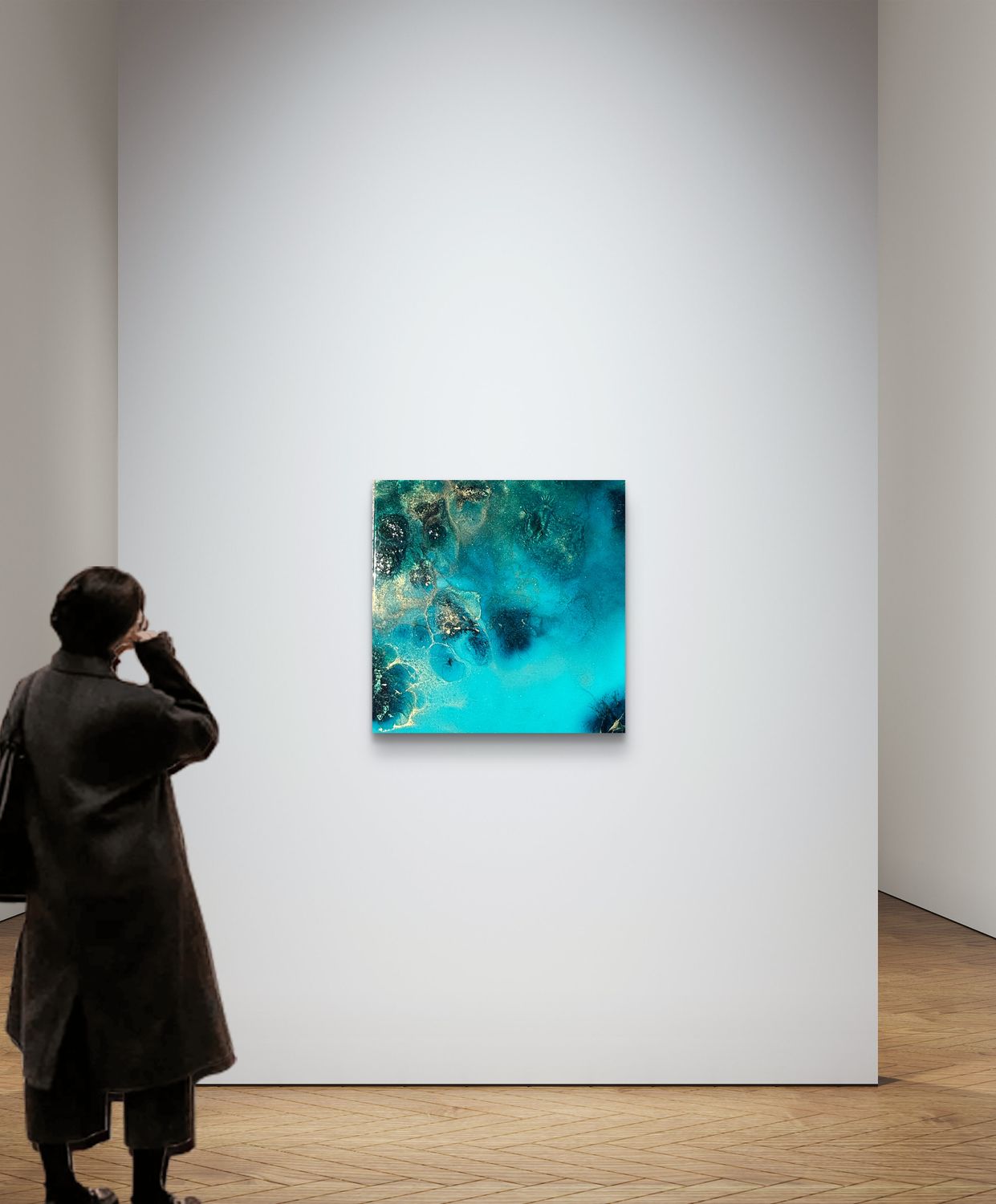 Golden Halo, Blue Depth #5