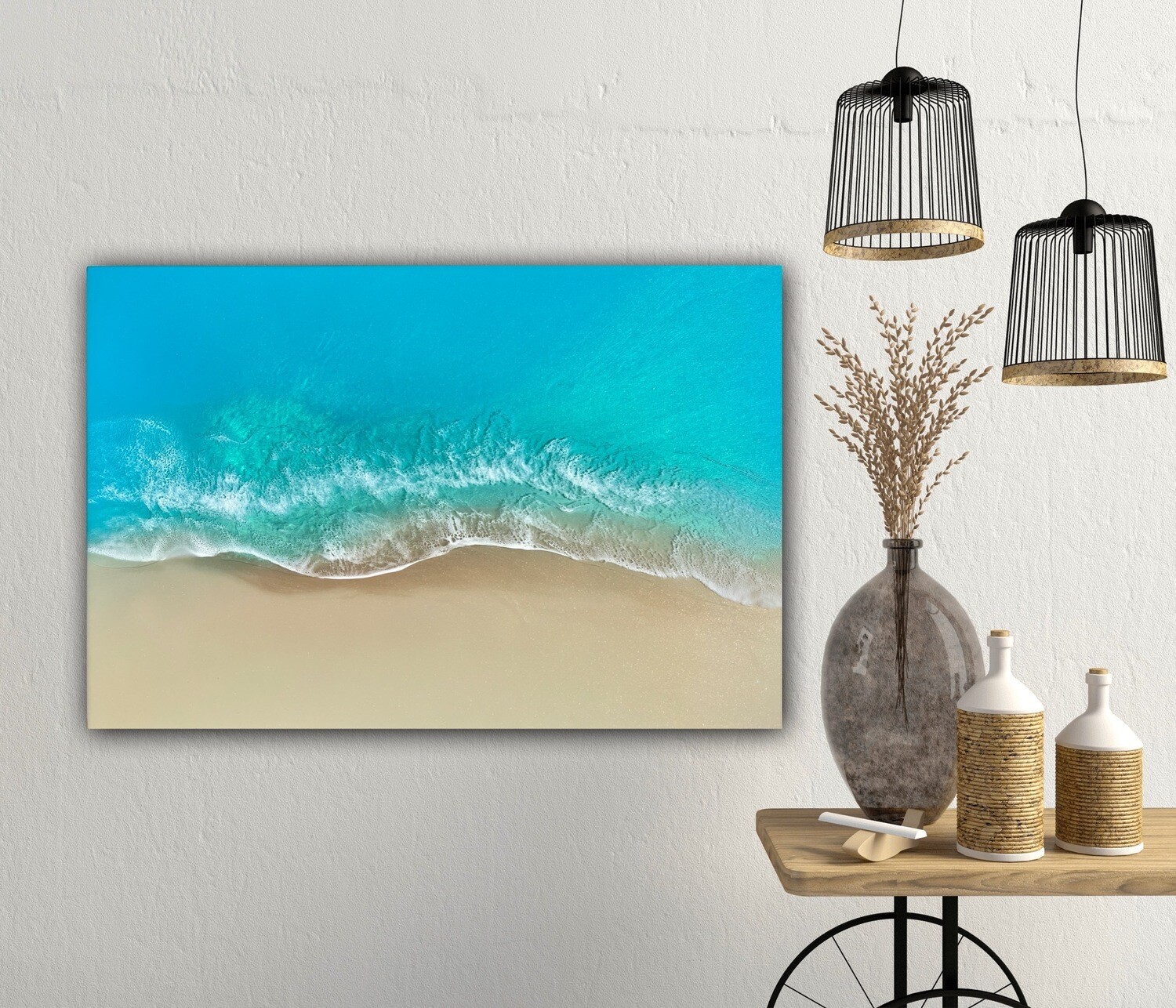 "Love comes like the ocean"