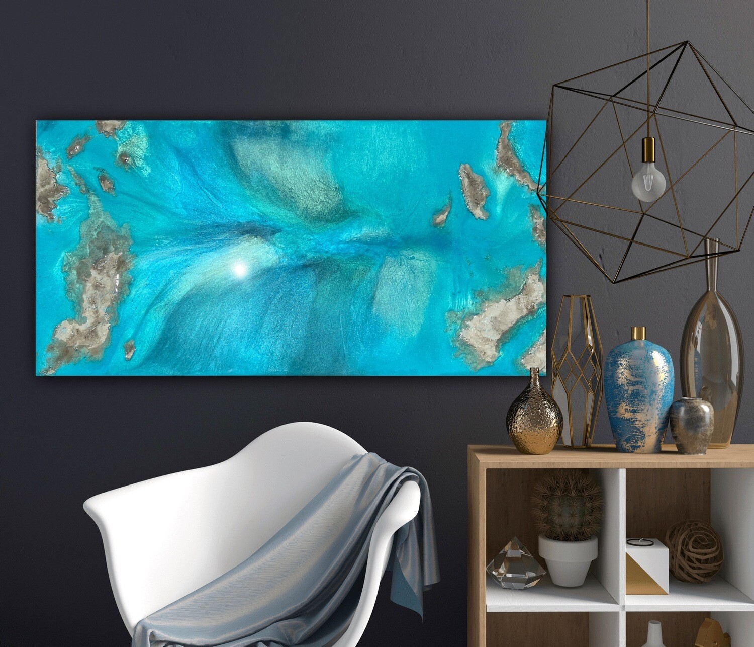 "Aerial seascape"