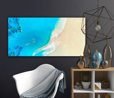 Bliss-aerial-ocean-waves-painting-white-sand-beachMiami-artist-ana-hefco