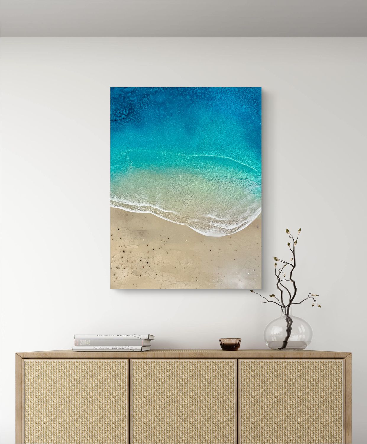 Let It Be More-aerial-ocean-waves-painting-Miami-white-sand-beach-Bahamas-Turks and Caicos-painting-ana-hefco