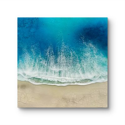 Unfolding-aerial-ocean-waves-painting-Miami-artist-white-sand-beach-Bahams-painting-ana-hefco