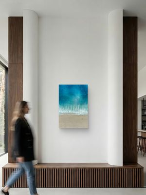 Unwinding-aerial-ocean-waves-painting-Miami-artist-white-sand-beach-Bahams-painting-ana-hefco-1