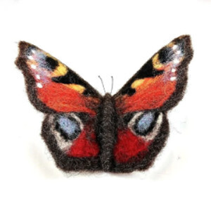 Butterfly Felting Kit - Peacock Butterfly Felting Kit - Peacock