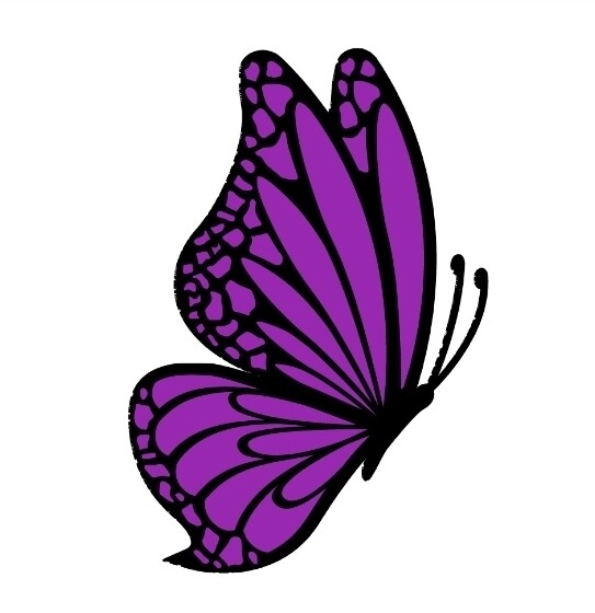 Butterfly decal