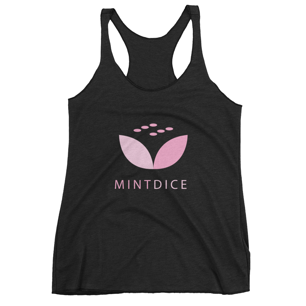 Women&#39;s MintDice Tank Standard Pink Logo