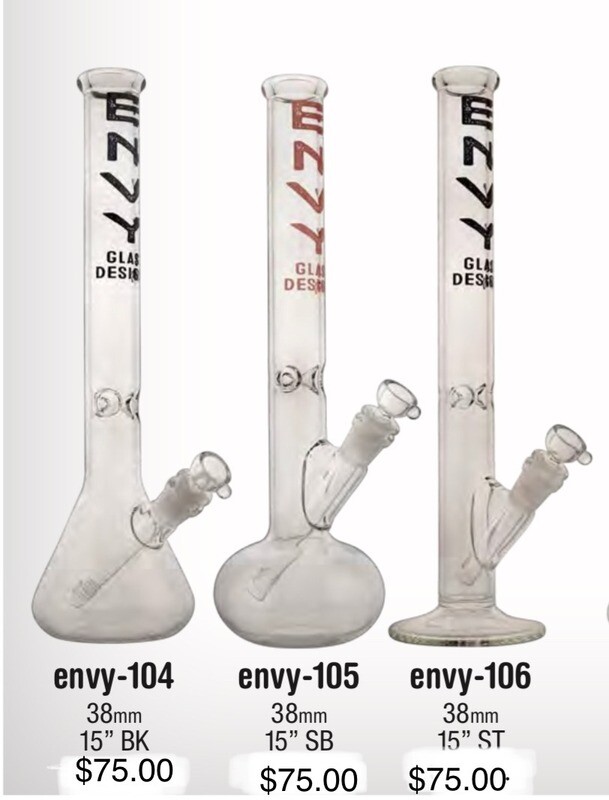 Envy Glass - Ground Glass Design 38mm 15&quot;