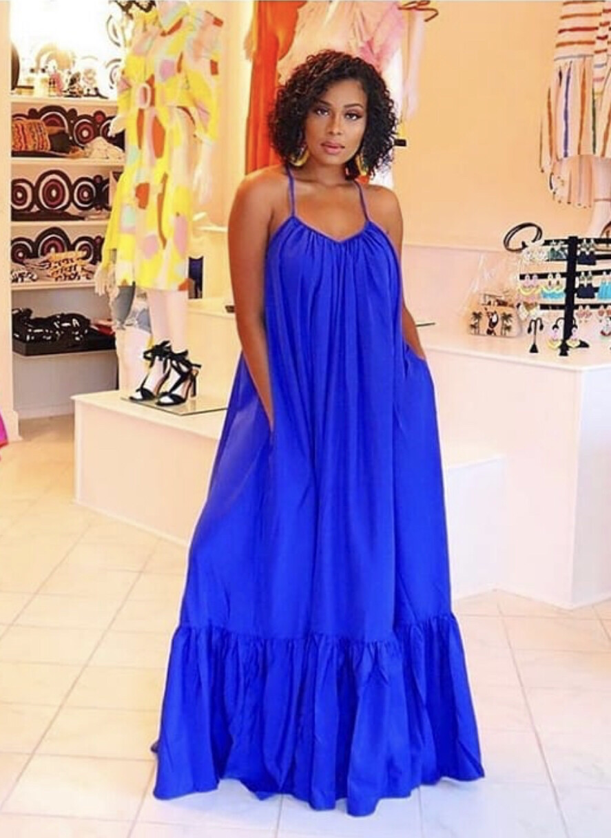 Kim Maxi Dress Blue 
