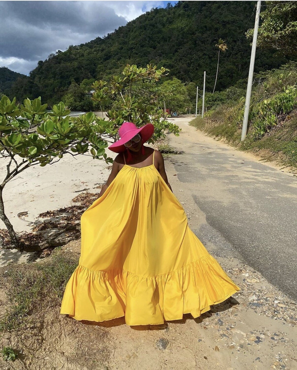 Kim Maxi Dress Yellow