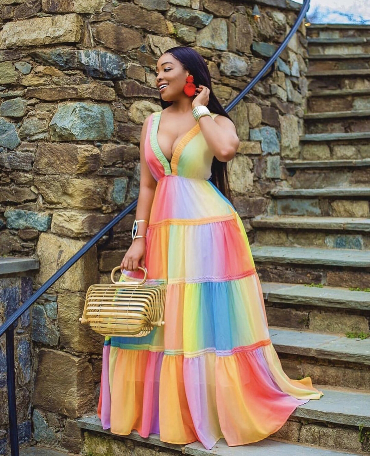 Color Maxi Dress 