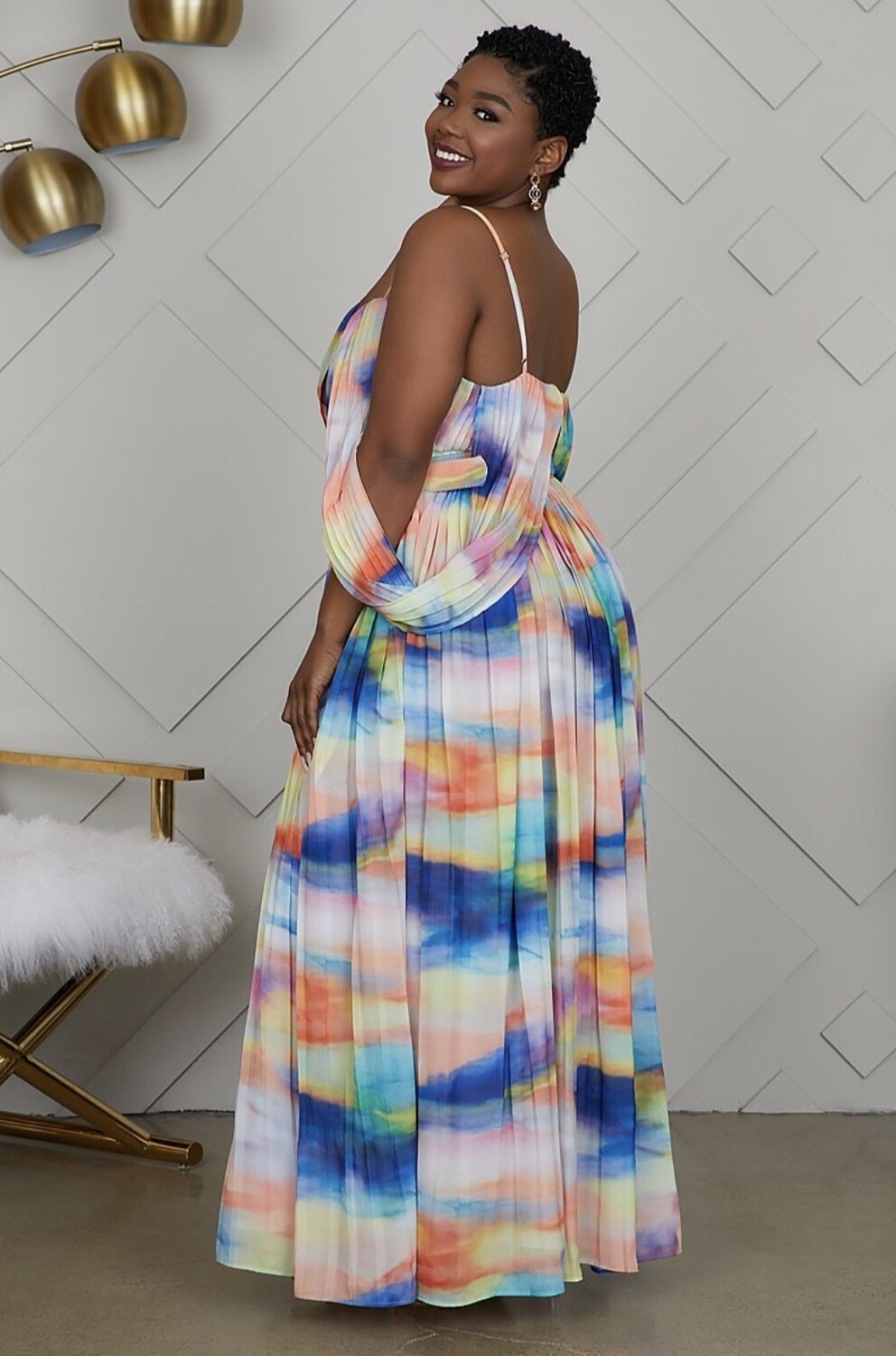 Water Color Maxi Plus-size