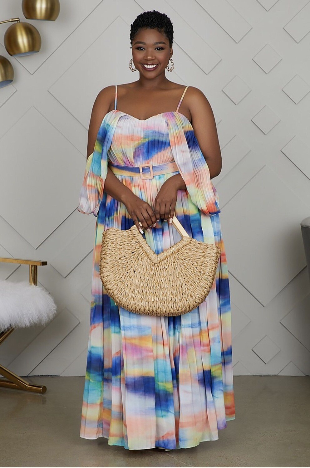 Water Color Maxi Plus-size