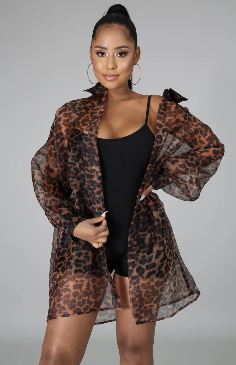Leopard Oversized Shirt