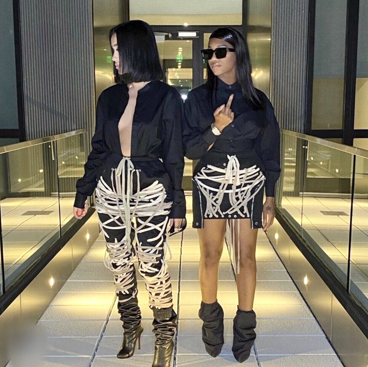 Lace Up Pants