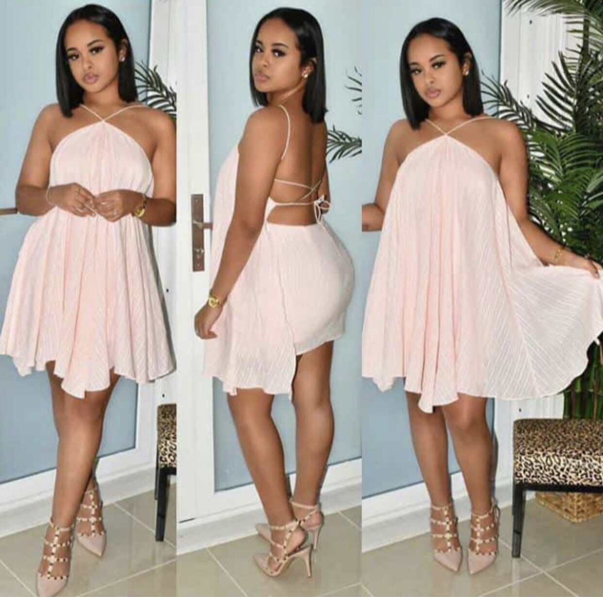 Sexy Fun Peach Dress