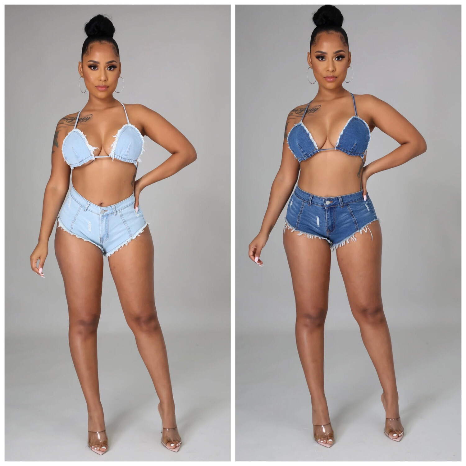 Hot Girl Denim Set