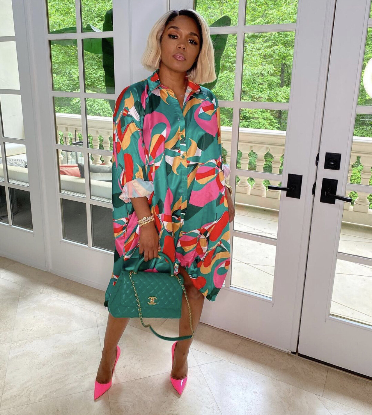 Carnival Shirt Dress 