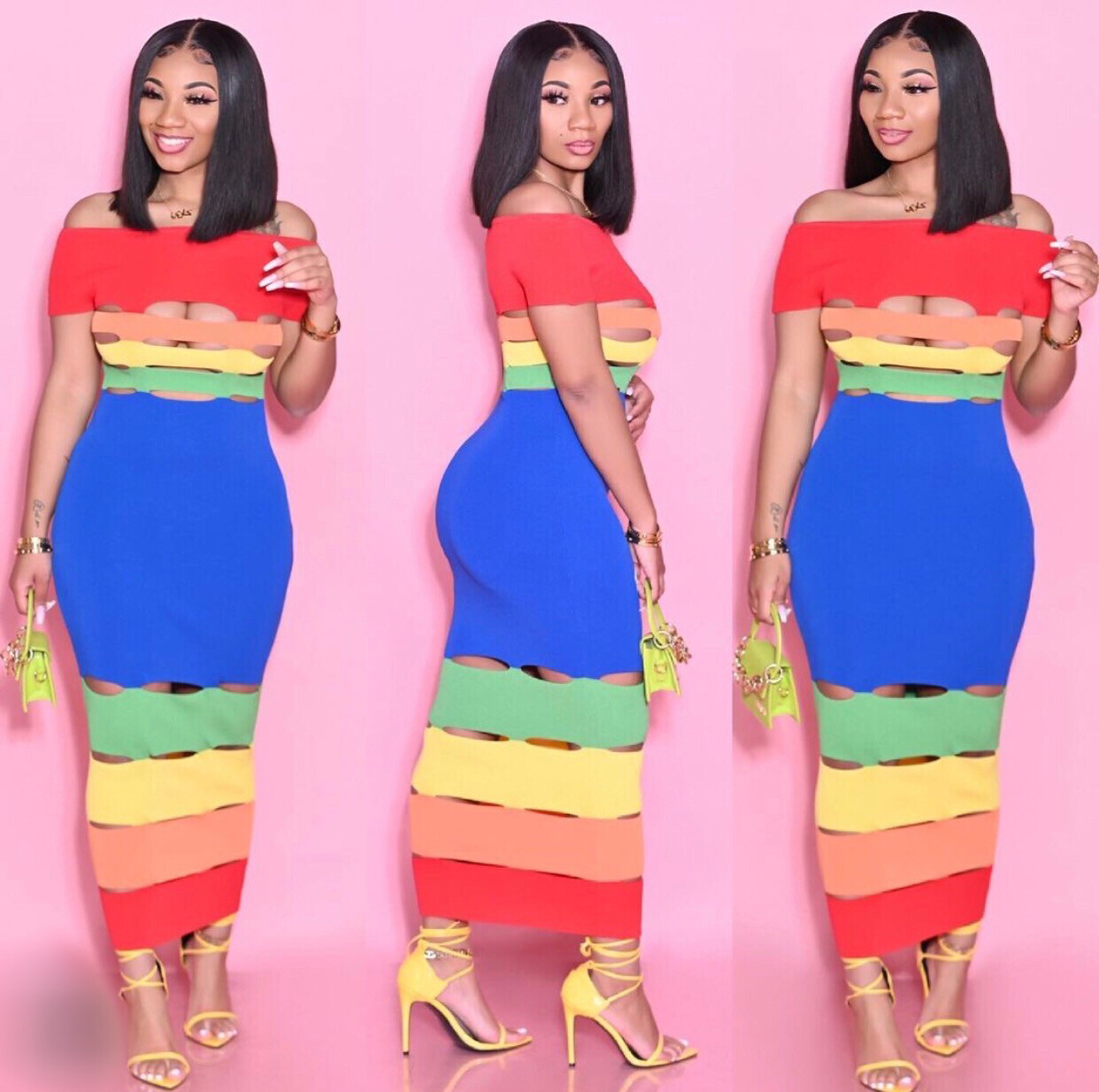 Rainbow Sexy Dress
