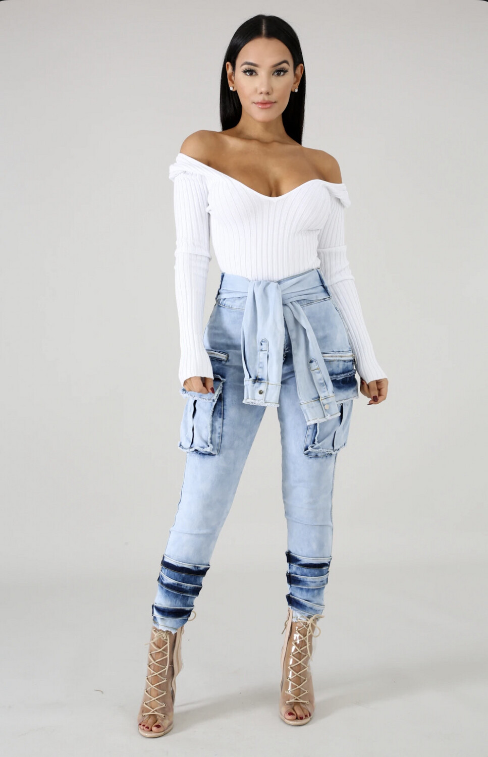 Tie Me Up Jeans