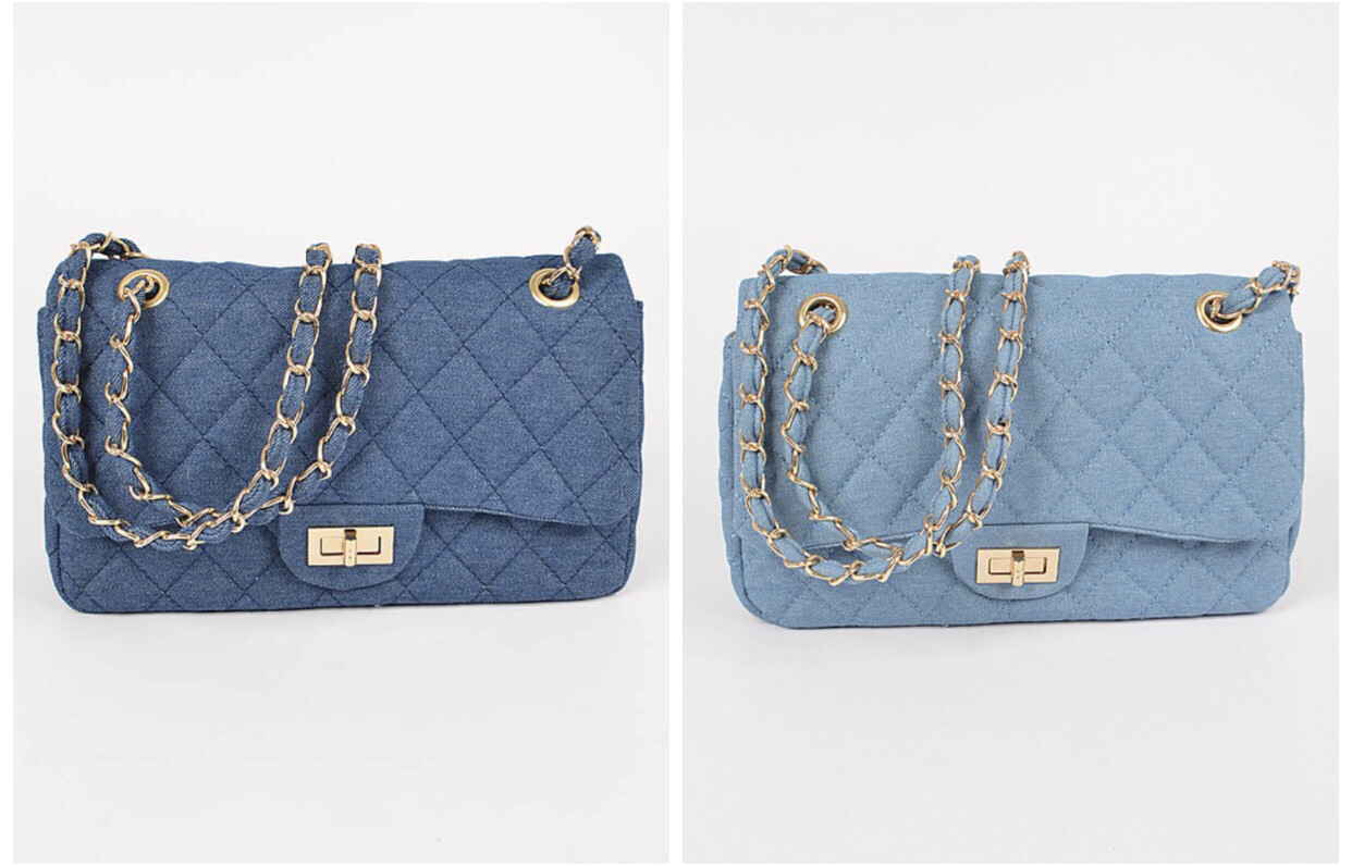 Denim Dinner Clutch