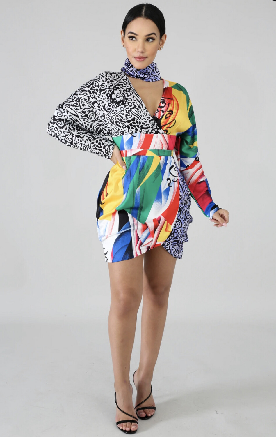 Mixed It Up Dress