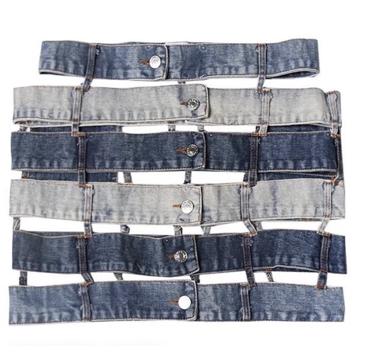 Denim Strap Skirt