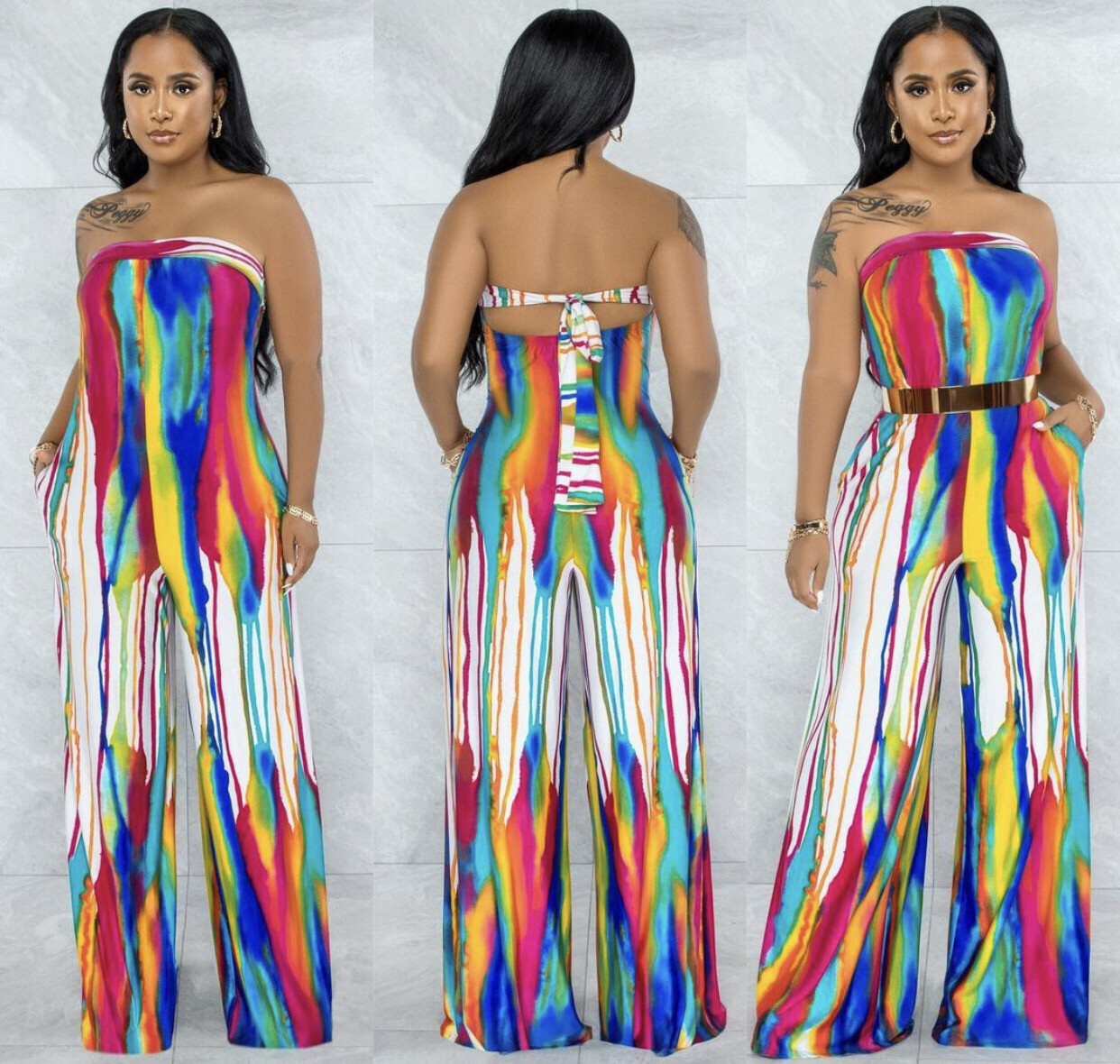 Water Colors Jumpsuit 
