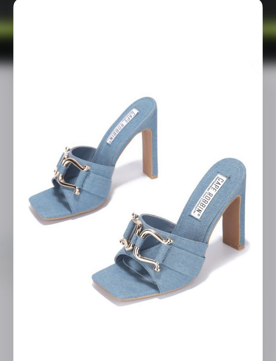 Denim Heels