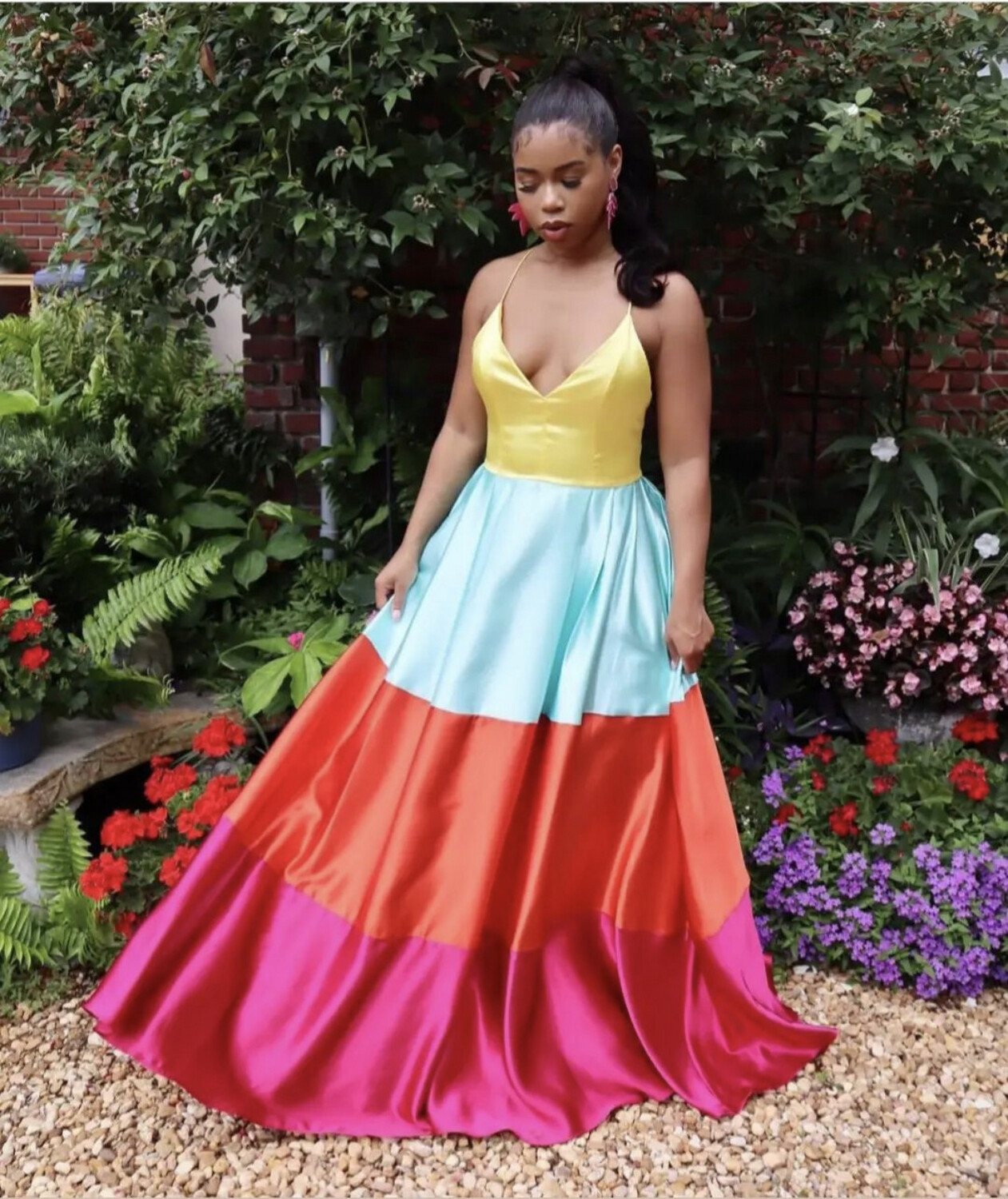 Color Block Dress
