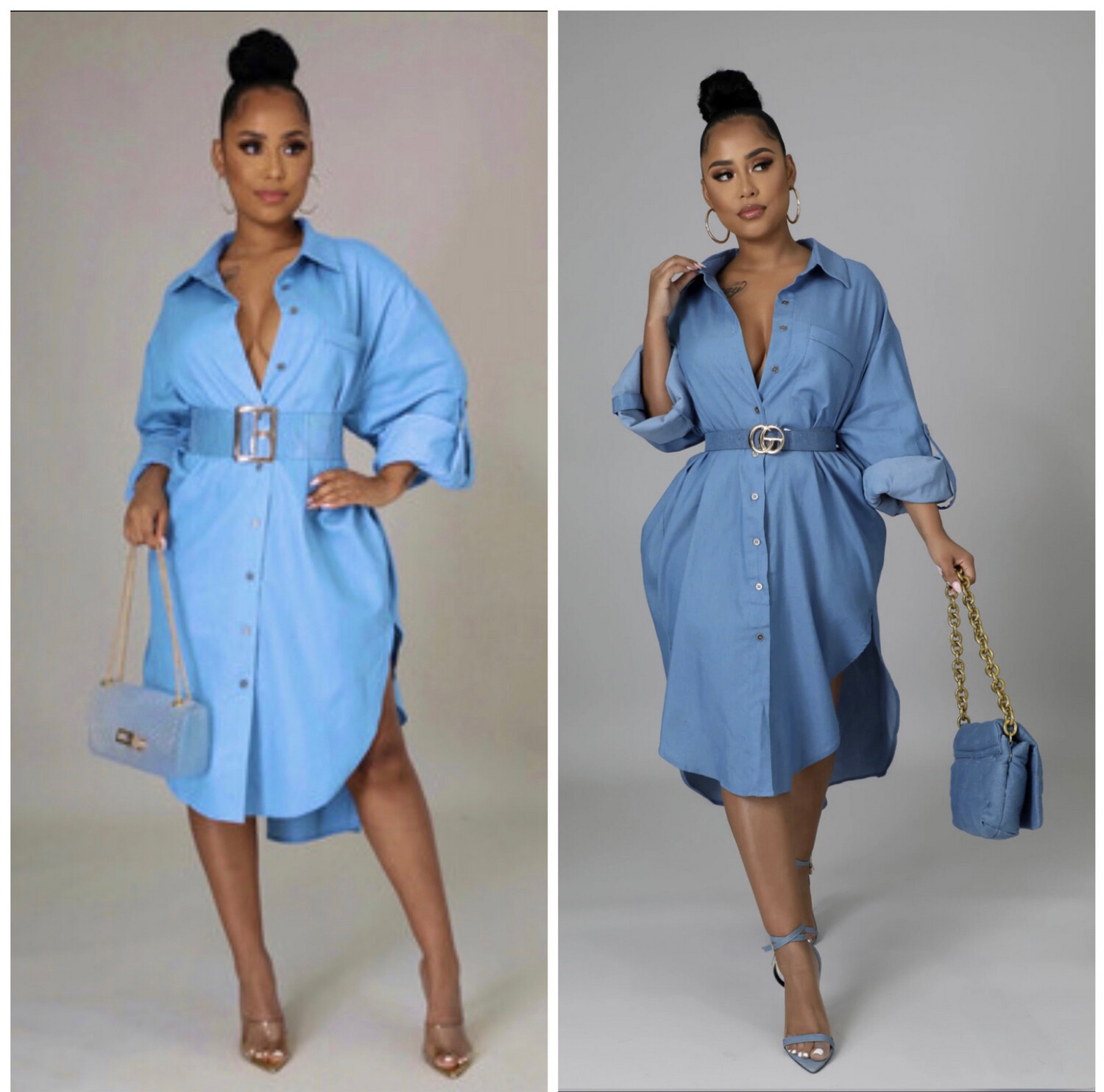 Oversized Blue jeans Dress