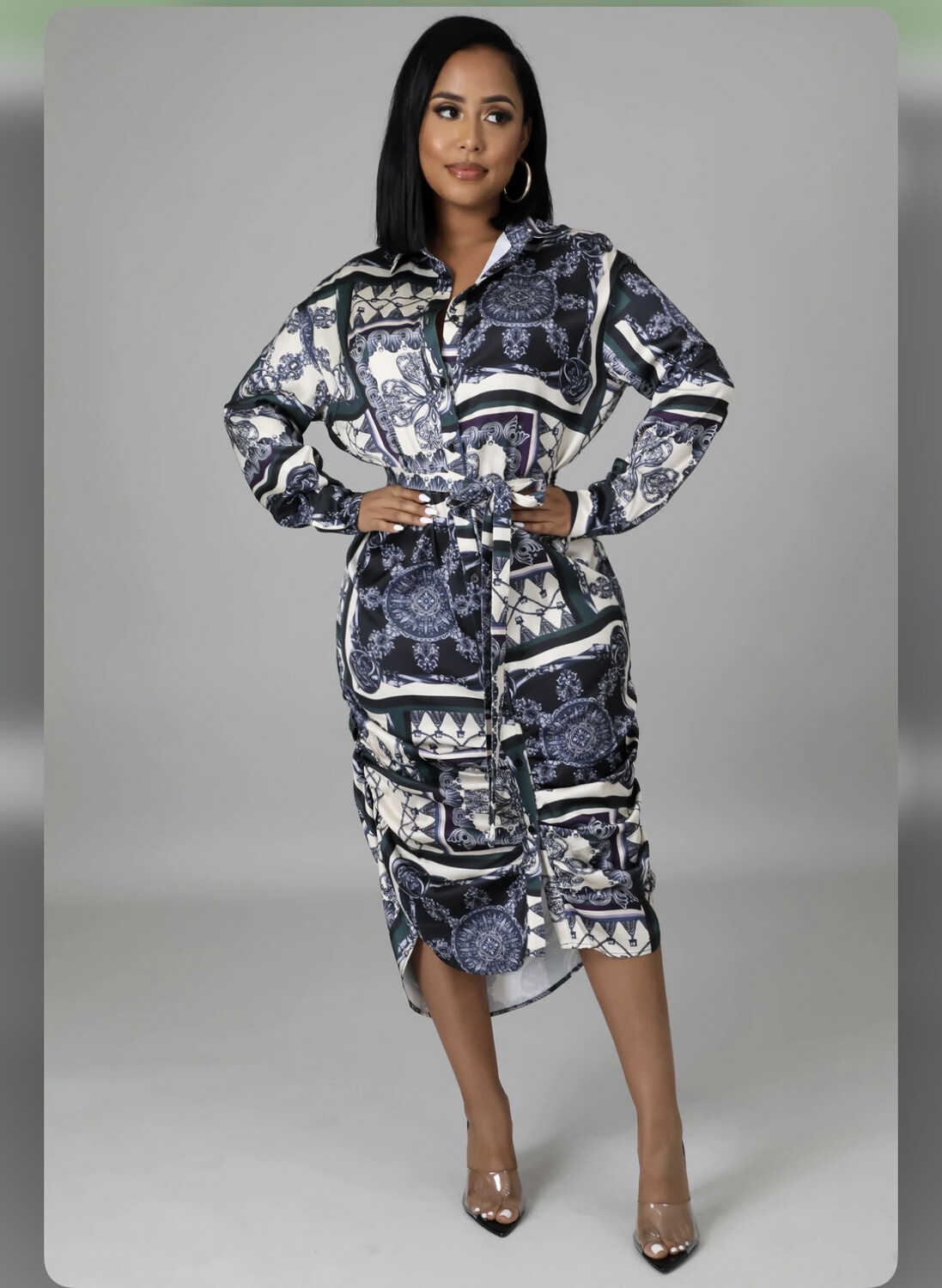 Water Shirt Dress