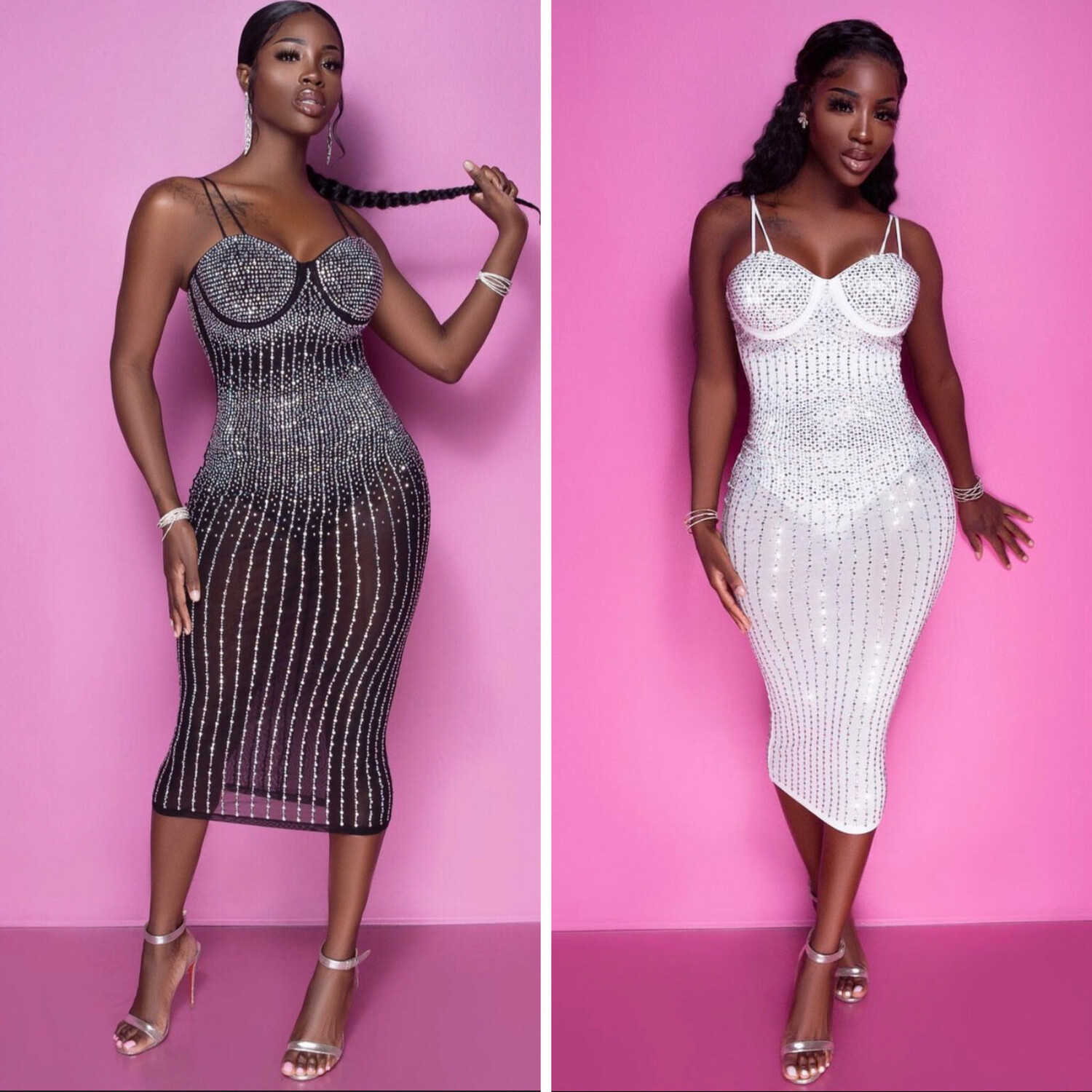 Diamond Strap Dress