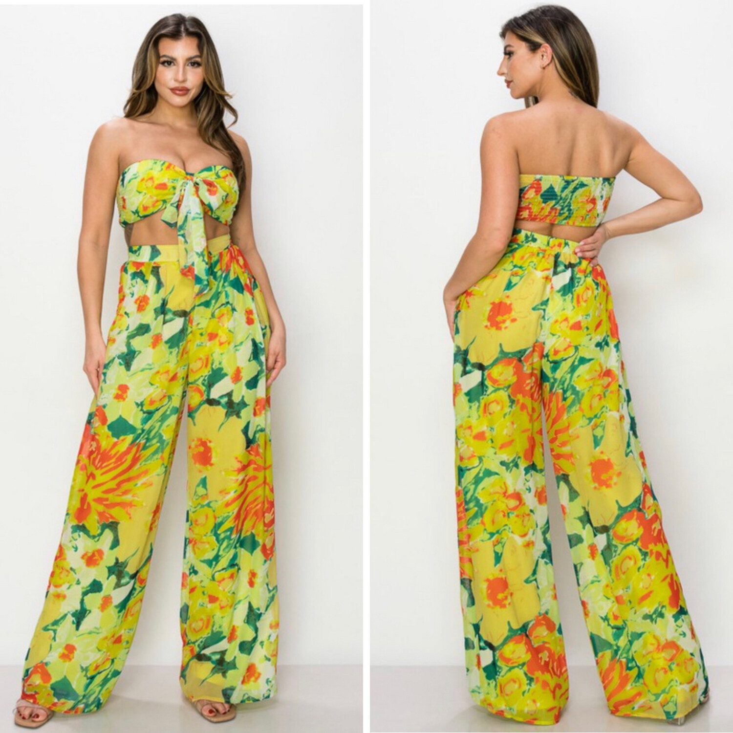 Lime Pants Set