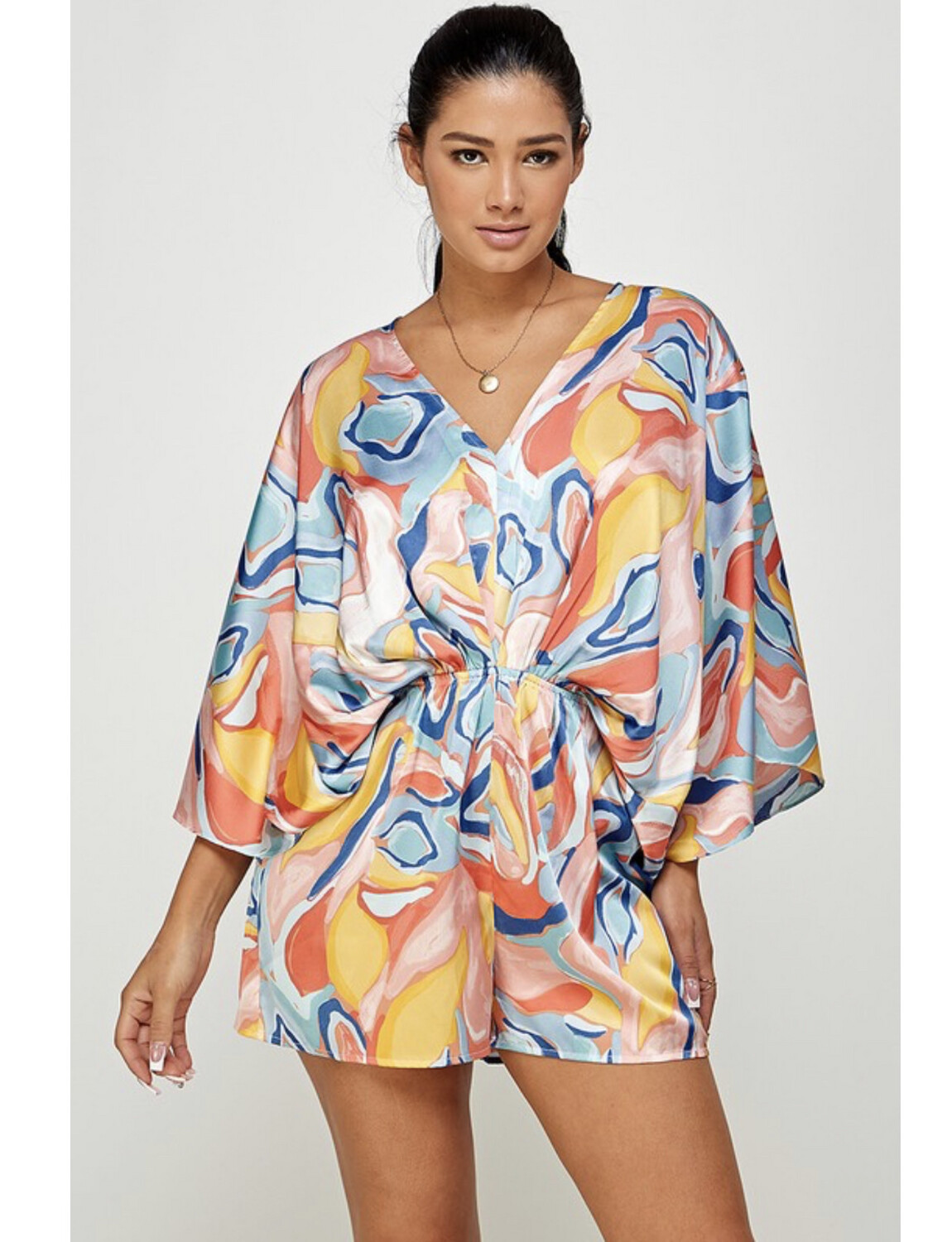 Butterfly Sleeve Romper