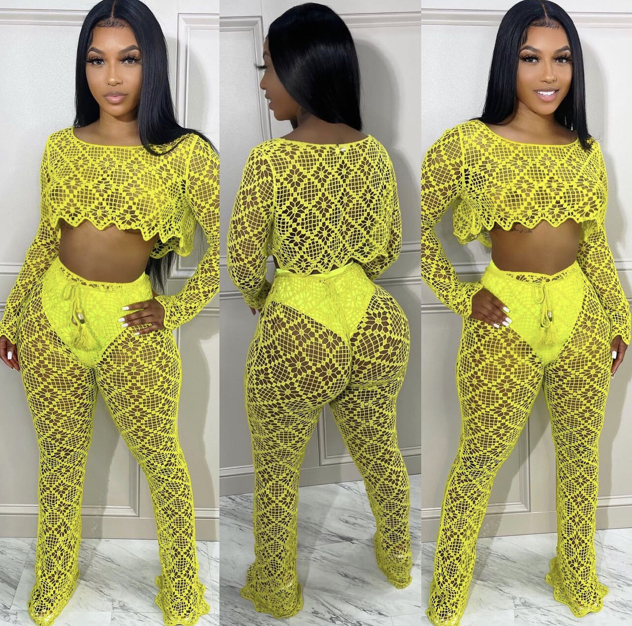 Neon Crochet Set