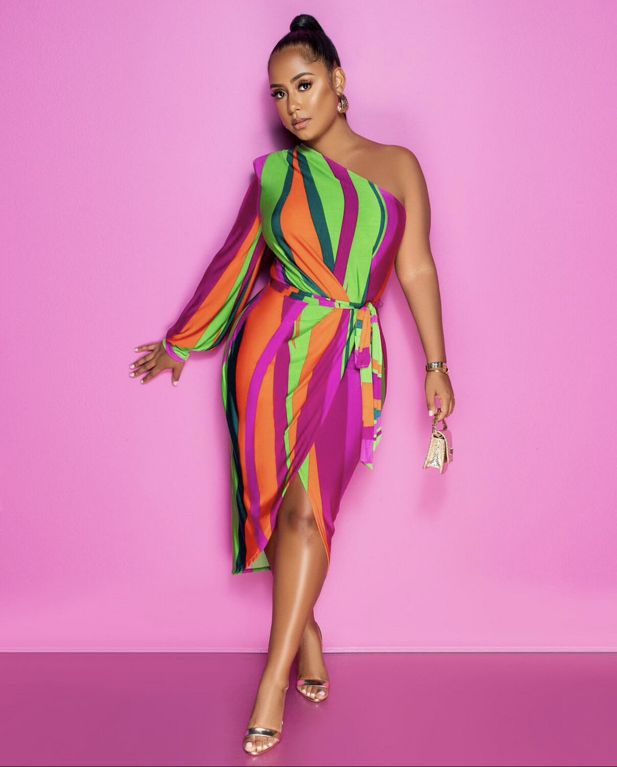 June One Sleeve Dress
