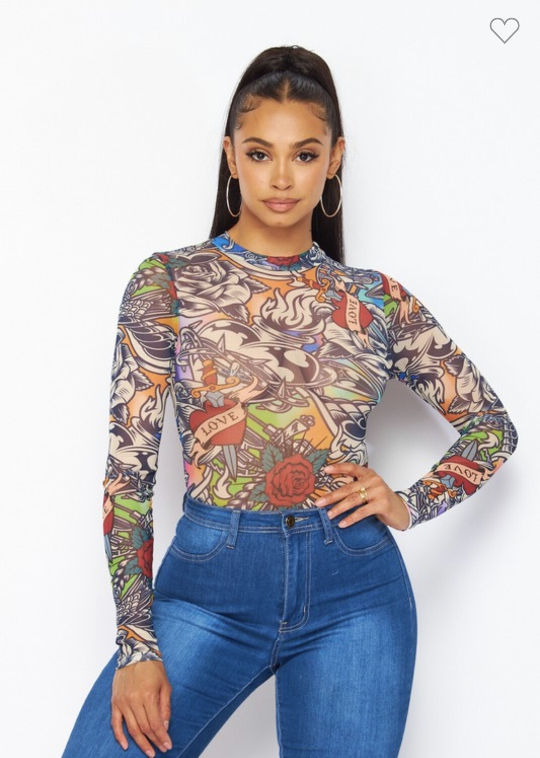 Tattoo bodysuit