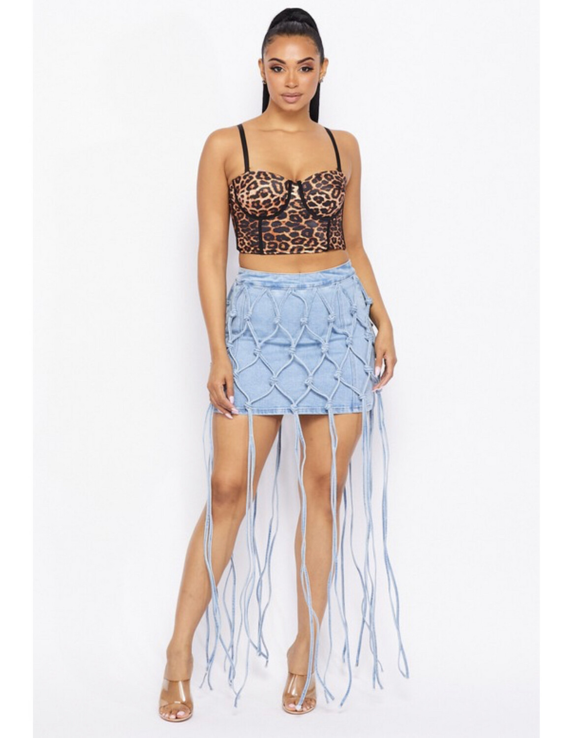 Cage Short Skirt