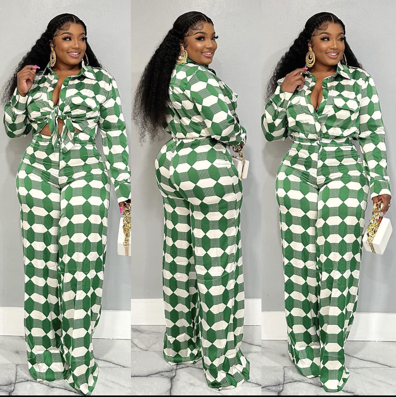 Satin Moments Pant Set