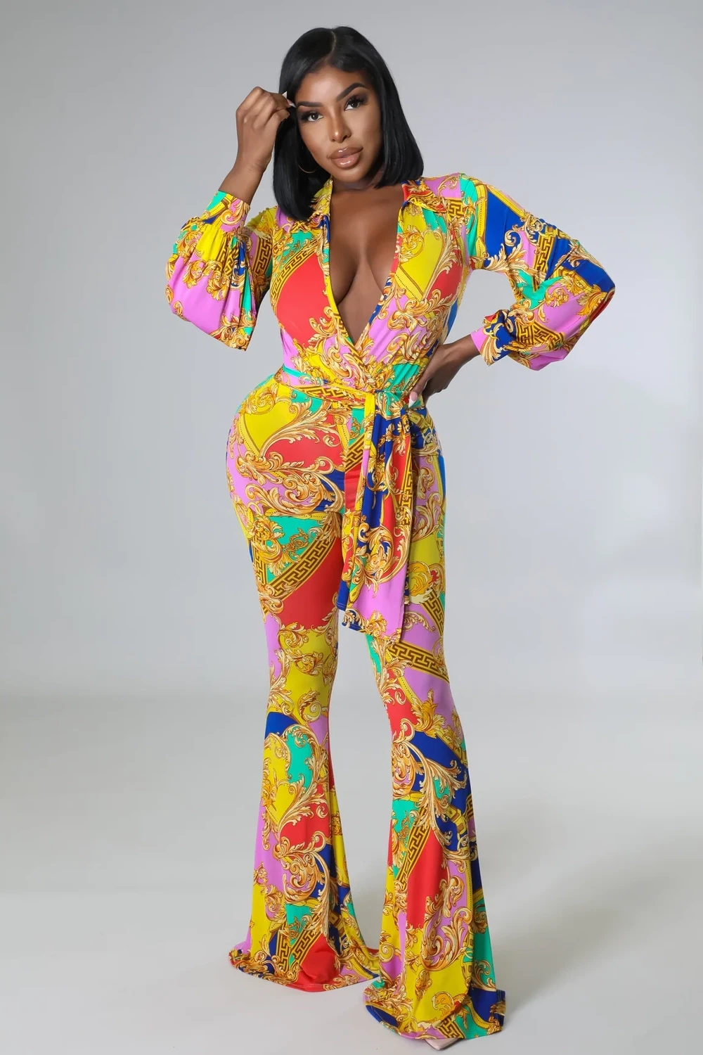 Fancy Thoughts Bodysuit Pant Set