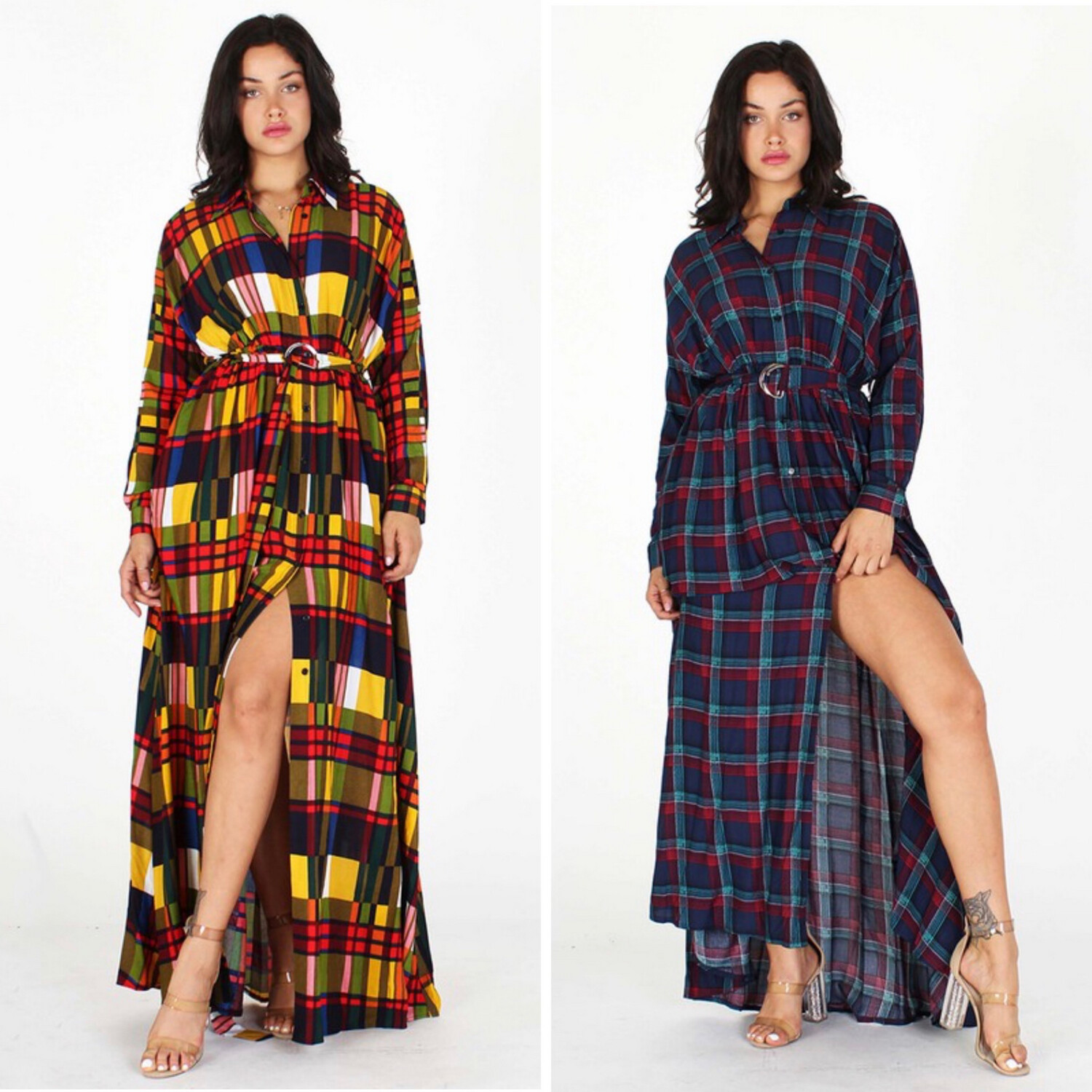 Plaid Maxi