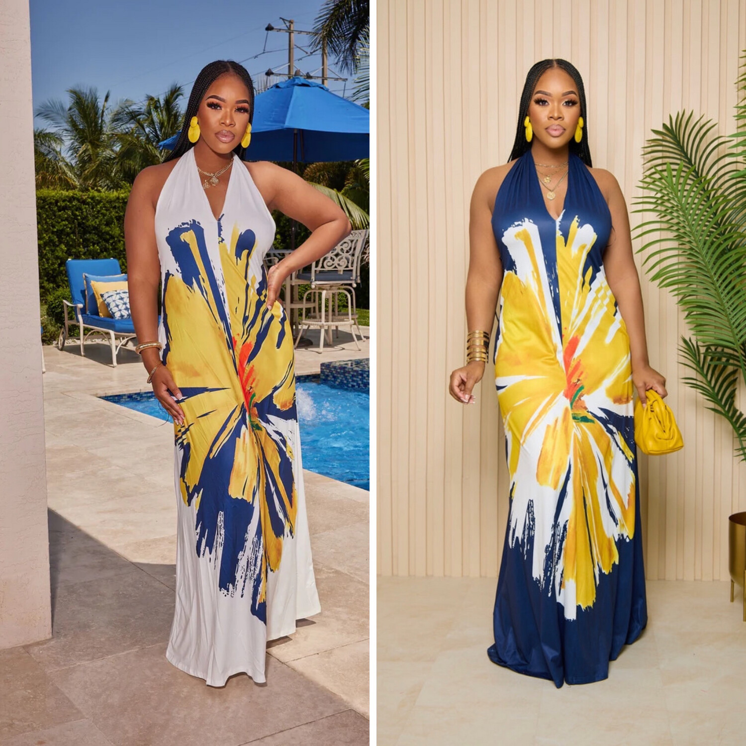 Flower Maxi Dress